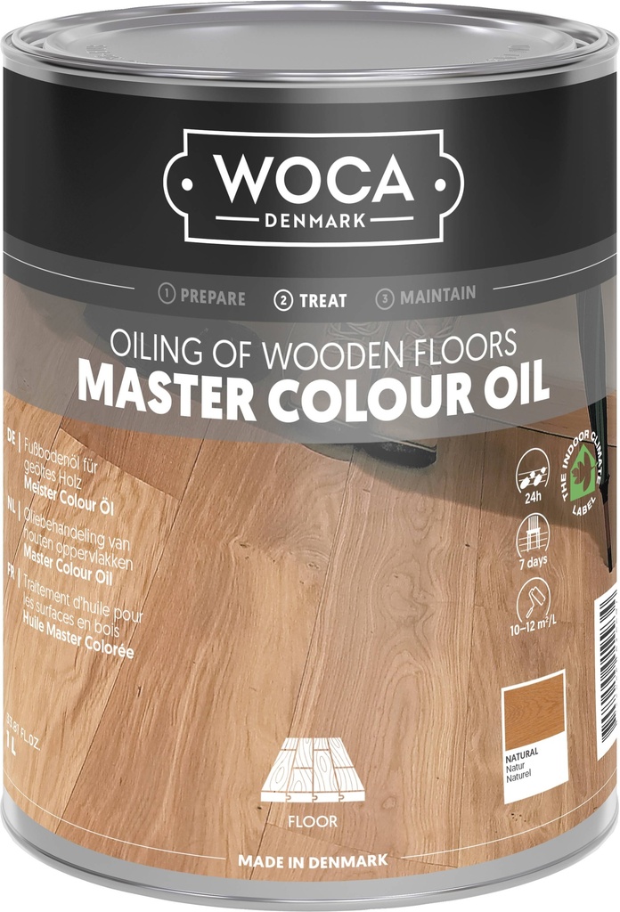[WOCT331N] WOCA Master Colour Oil (Naturel, 1 l)