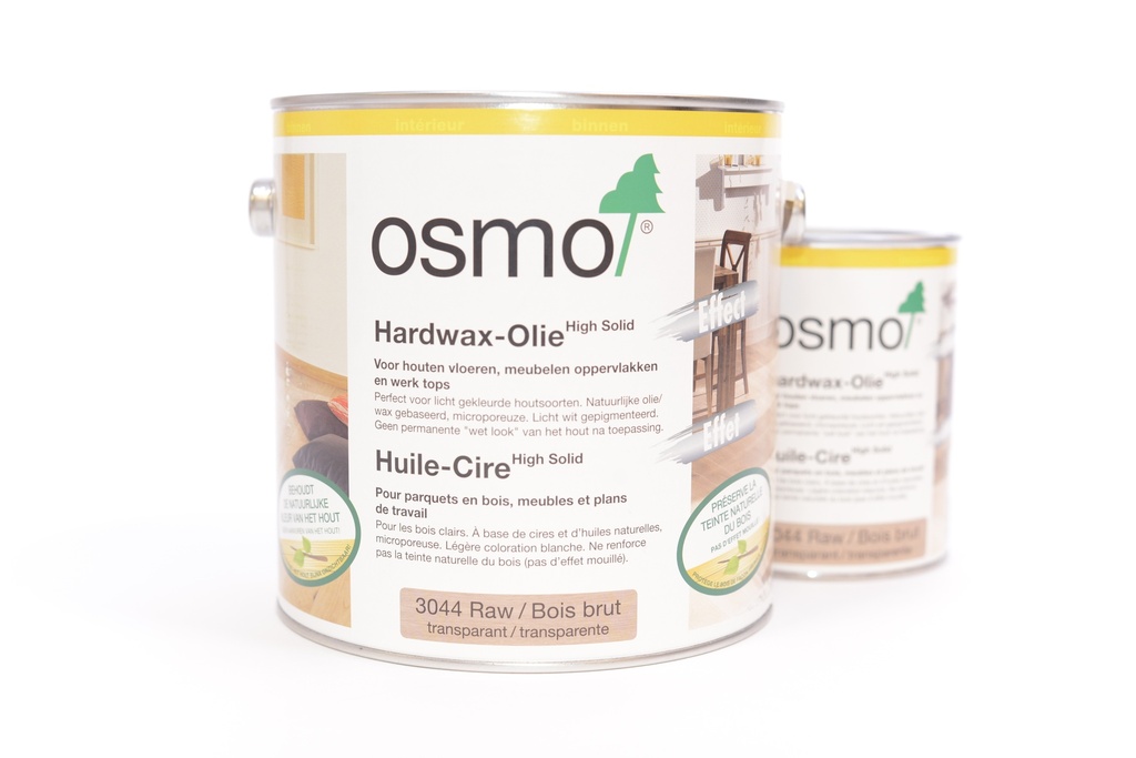 [3044-2] OSMO 3044 original huile cire colorée Raw (2,5 l)