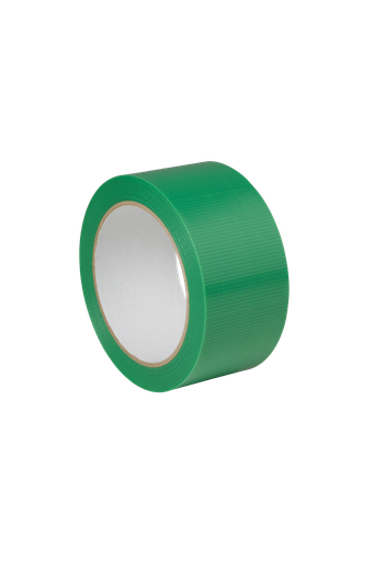 Ruban tissé vert premium 50 mm x 25 m