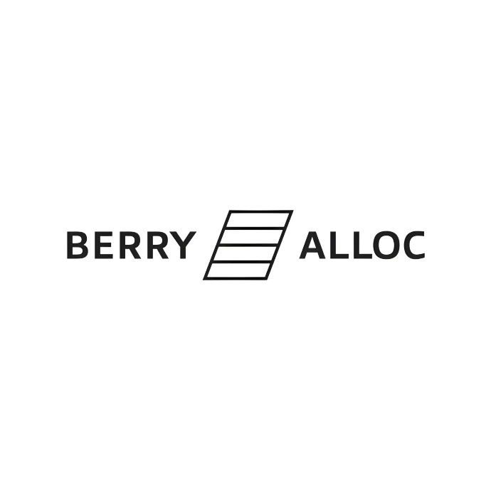 Logo BerryAlloc, marque de parquets, sols stratifiés et vinyles
