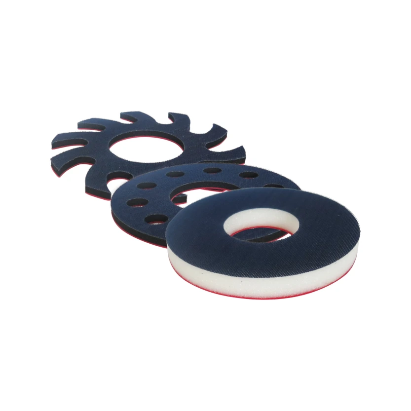 [81696] Pallmann Spider - Plateau 3 têtes avec revêtement autoagrippant 180 mm