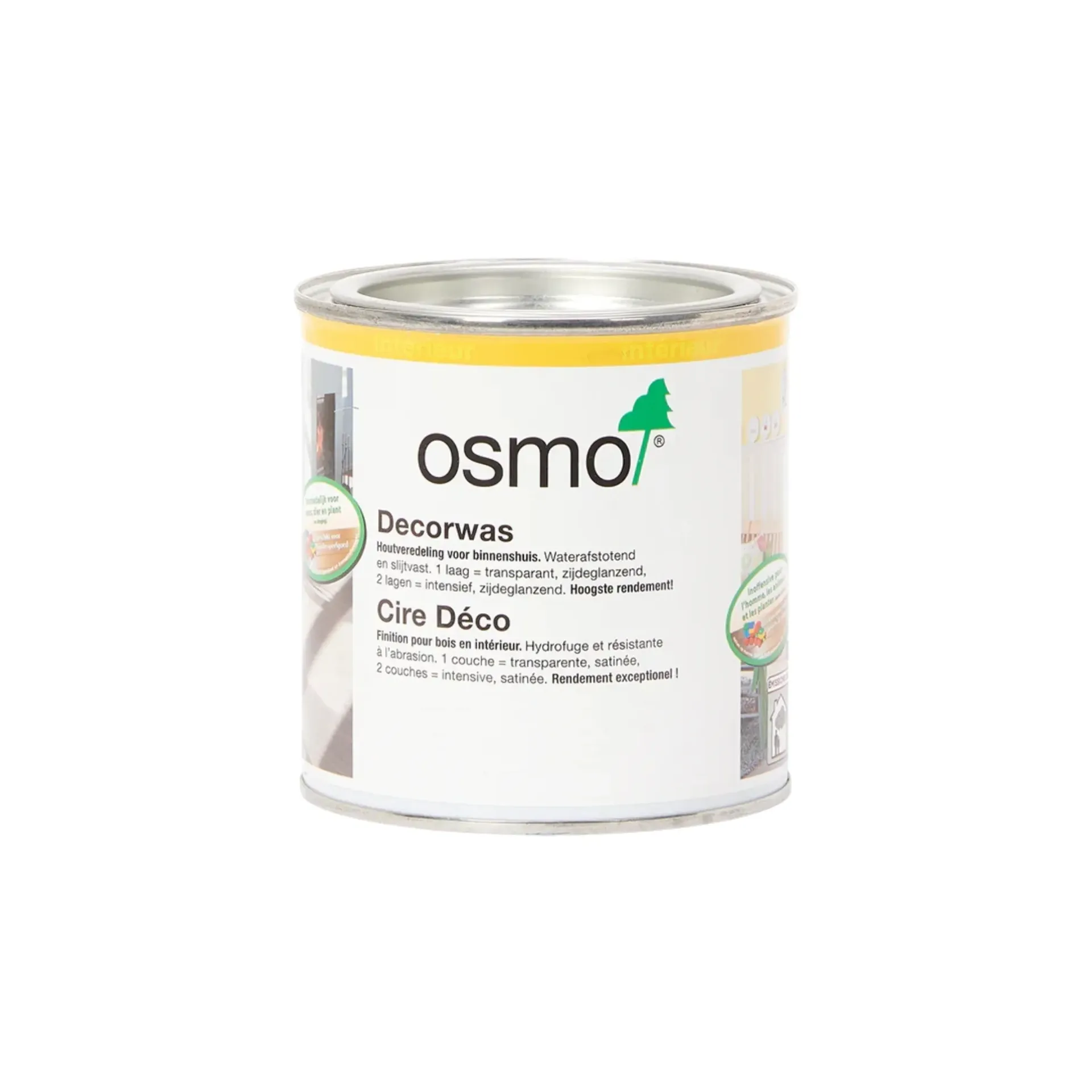 OSMO cire déco 3104 rouge (RAL3000) - 375 ml
