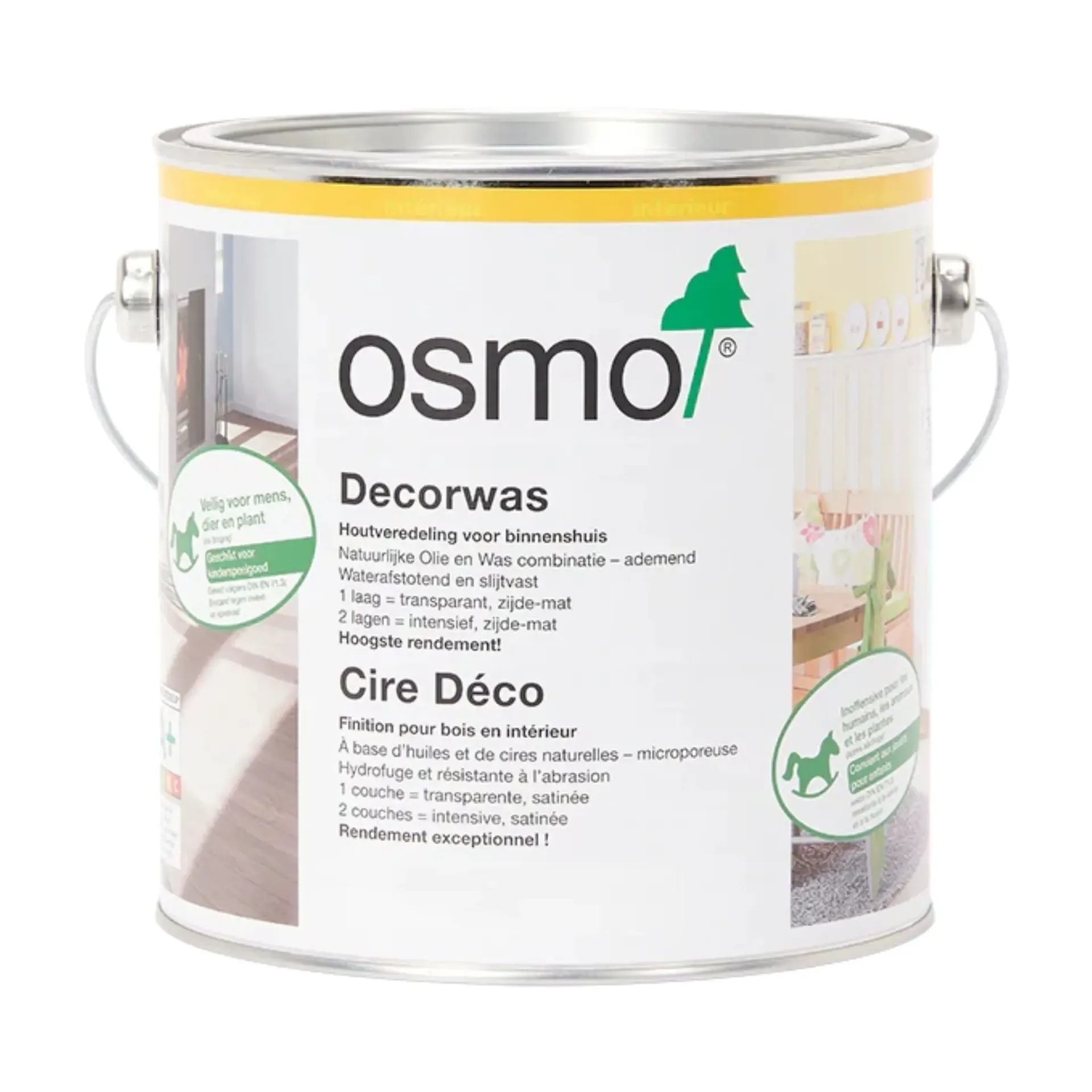 [OSM10100424] OSMO cire déco 3186 blanc mat (2,5 l)