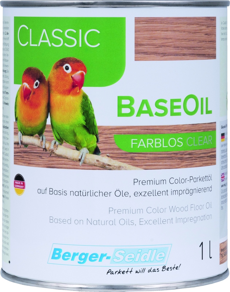 [BO-21-1] Berger Seidle Classic BaseOil Wengé (1 l)
