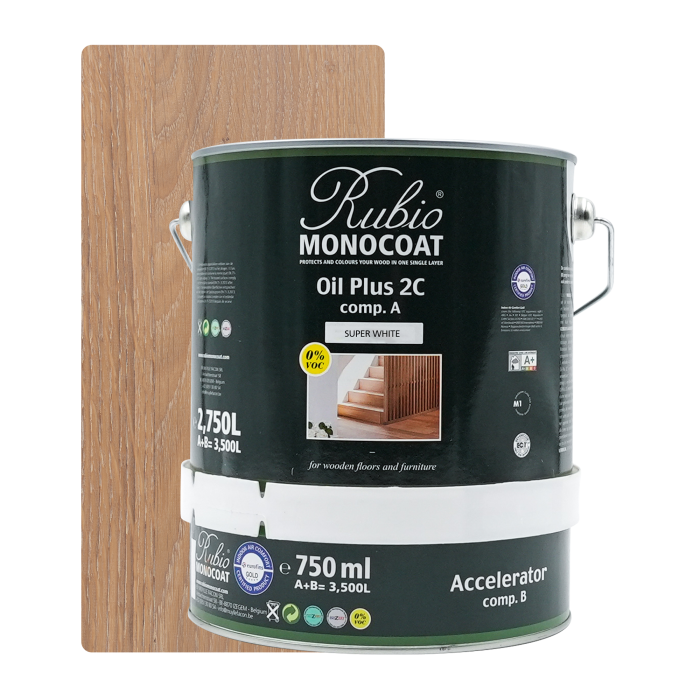 Rubio Monocoat Oil + 2C set - Goldlabel Super white