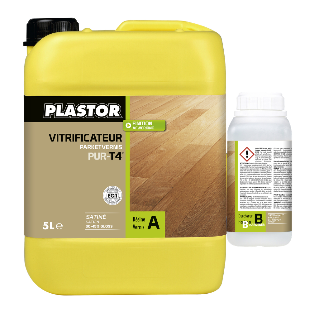 [T4-B-1] Plastor Vitrificateur PurT4 (5 l, Brillant)