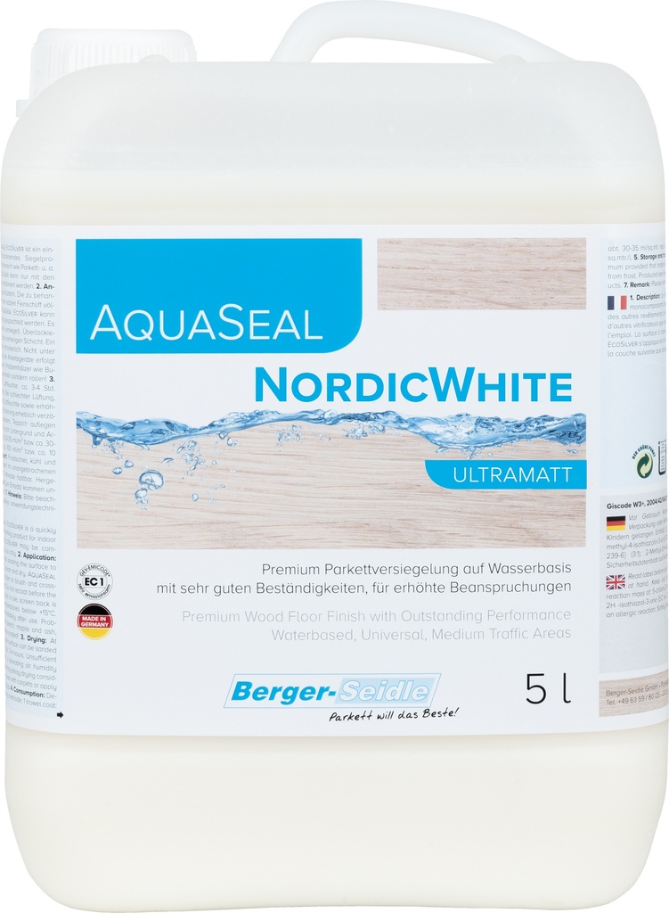 [Nordicwhite-1] Berger Seidle Aqua-Seal Nordic white (5 l)