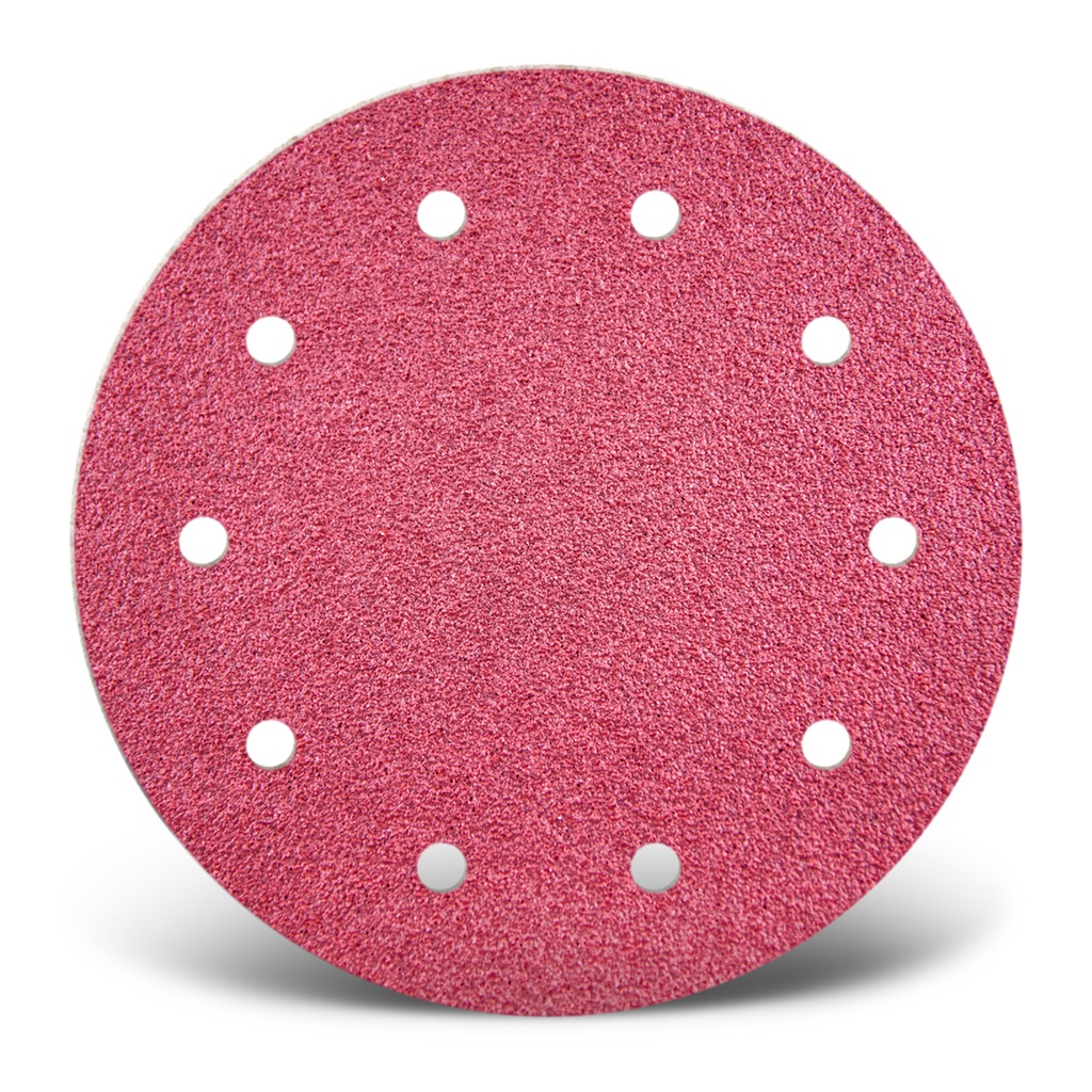 [231102024] Abrasif ø 178 mm Velcro 10 trous ruby HD par pack (grain 024 x 25 pc)