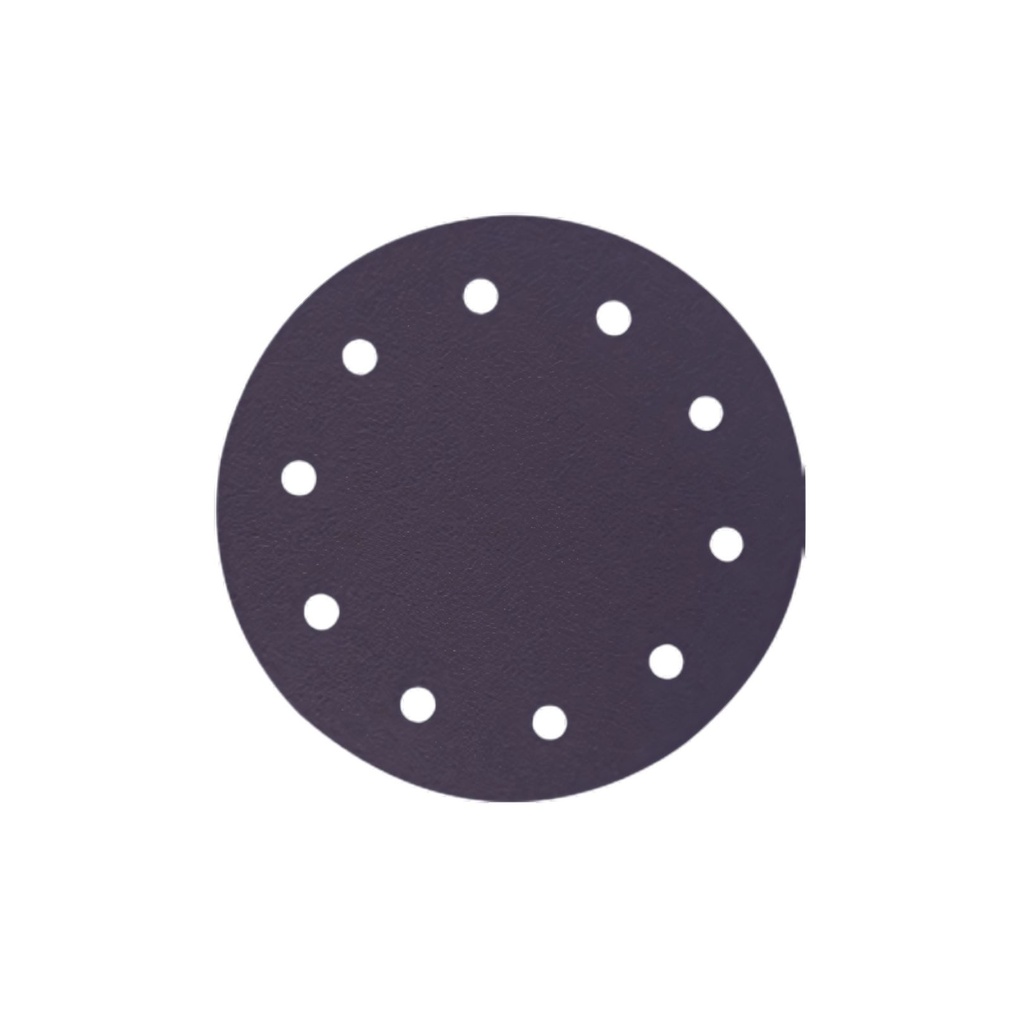 [83905] Abrasif ø 178 mm Velcro étoilé 10 trous noir par pack (grain 080 x 50 pc)