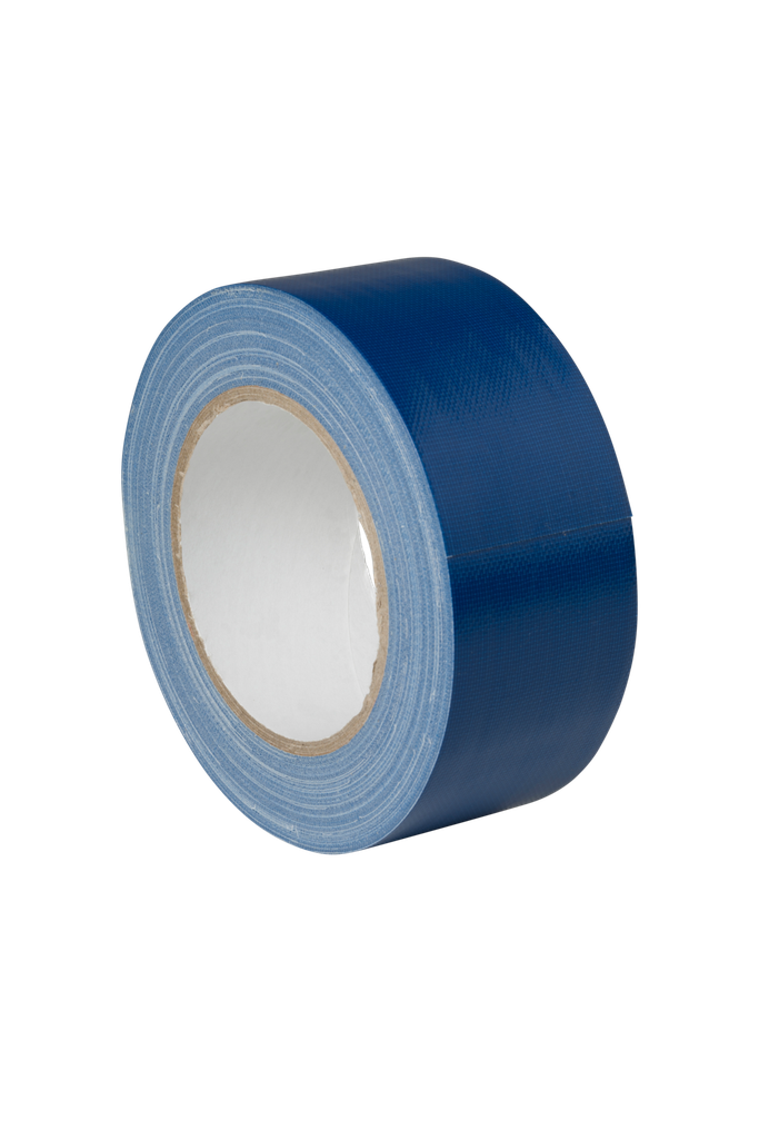 [181822-1] Ruban tissé bleu fort 50 mm x 25 m (par pc)