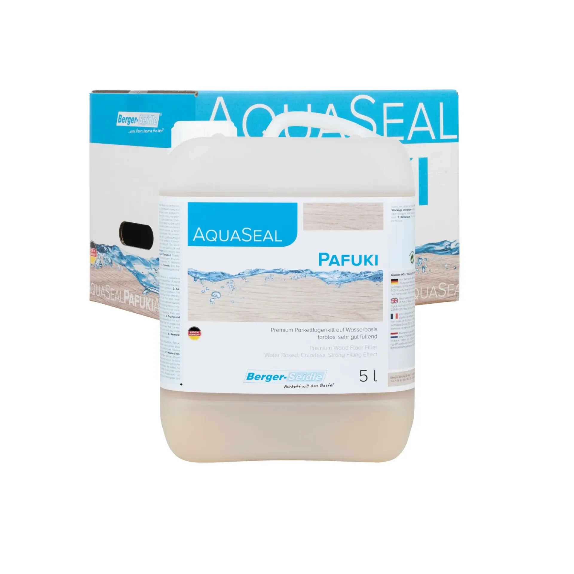 [Pafuki Aqua] Berger Seidle Aqua-Seal Pafuki liant de masticage 5l