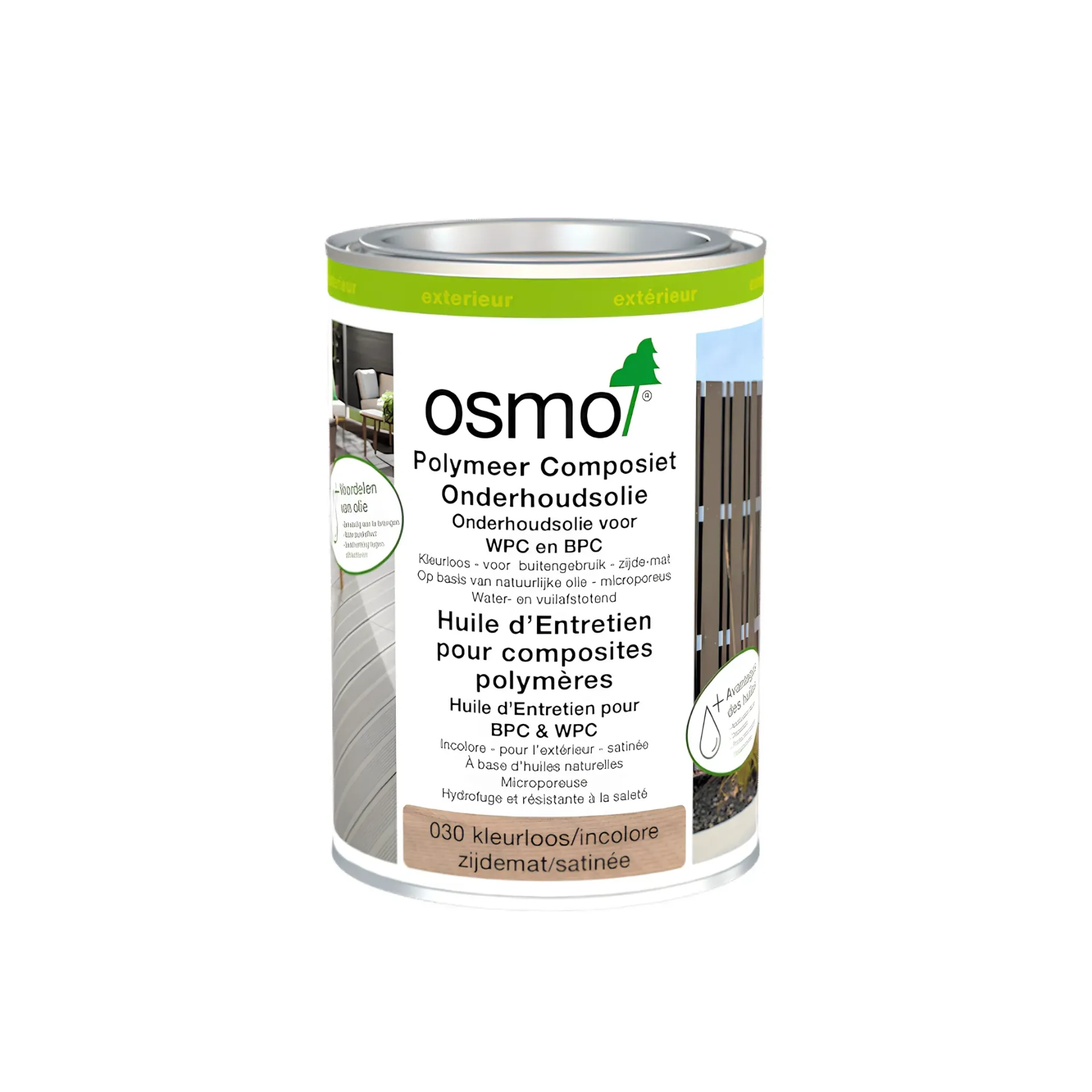 [030] OSMO 030 huile d'entretien pour composites polymères 1 litre