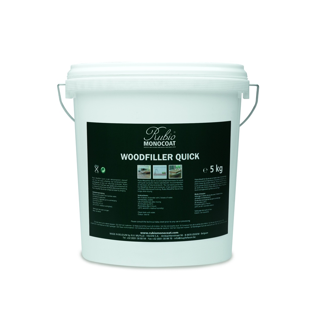 [Woodfiller Quick-L-2] Rubio Monocoat Woodfiller Quick (Light, 0,5 kg)