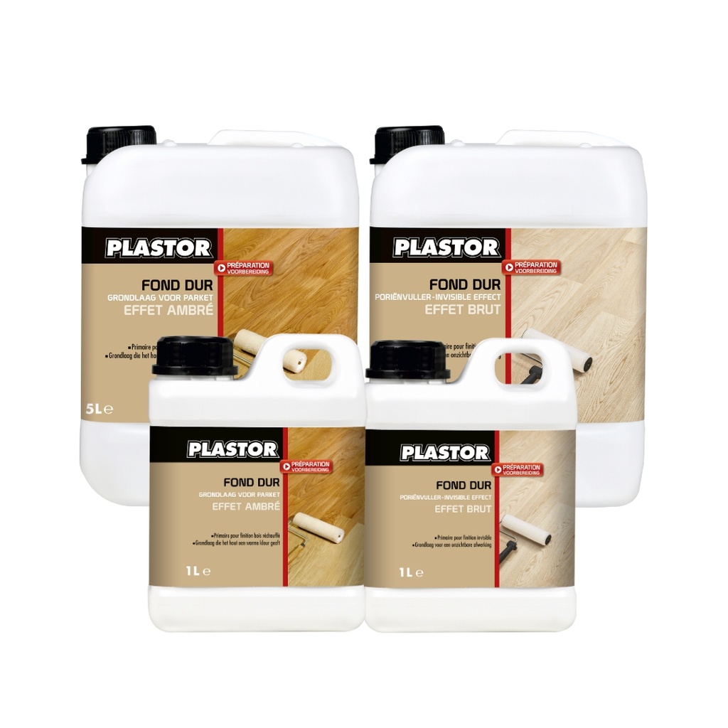 [PLA107617] Plastor Fond Dur Effet Brut (1 l)