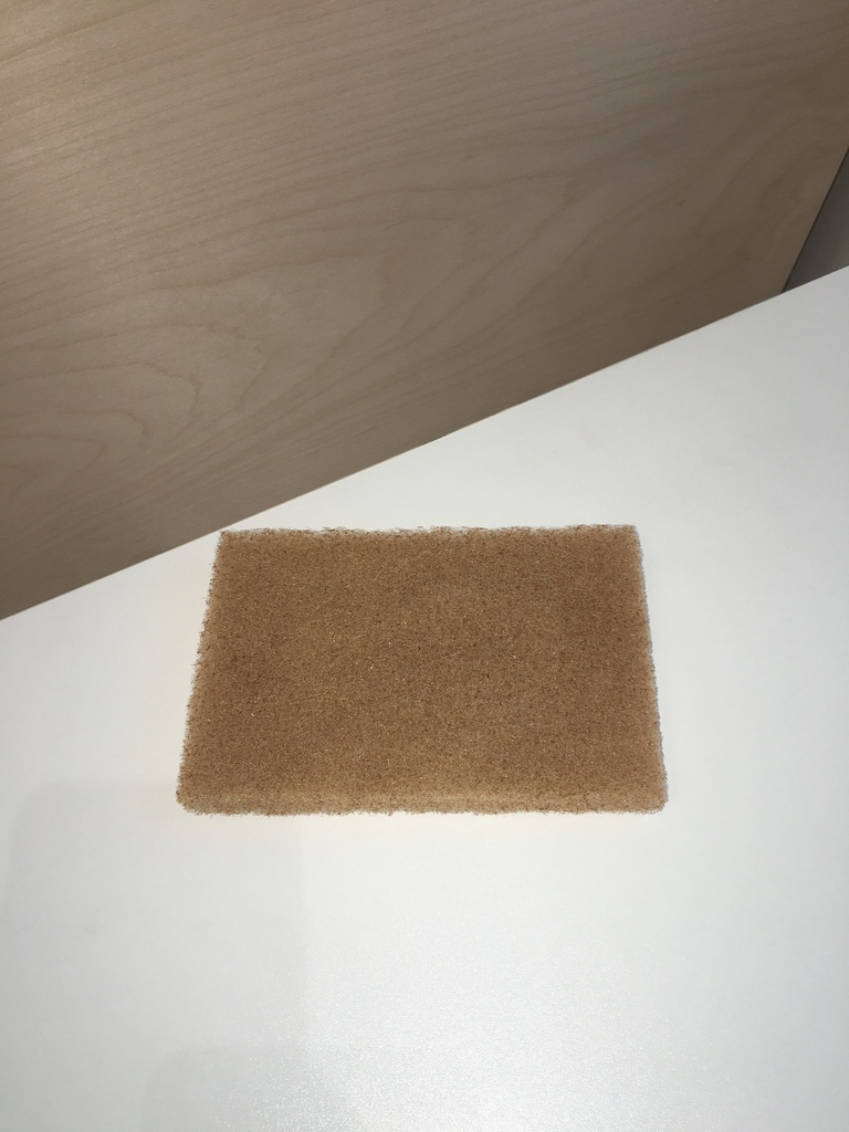 [pad beige pour scrubby] RMC pad beige pour scrubby (150 x 100 x 20 mm)