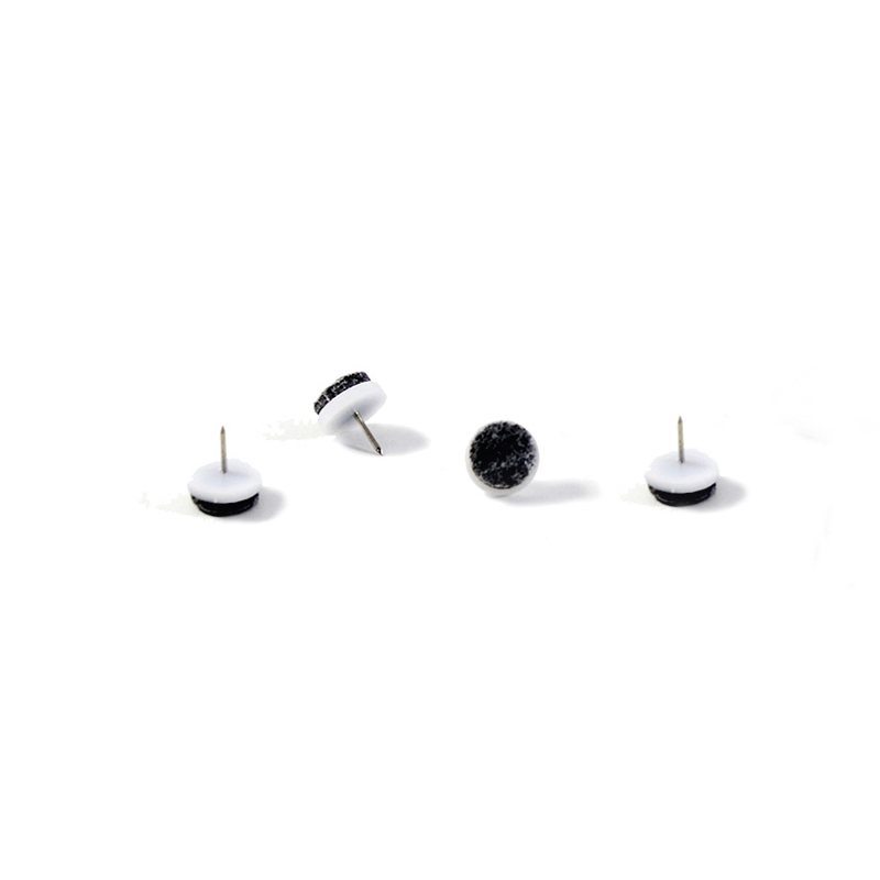 [PARW-PF-40211281] Patin en feutre avec clous (Blanc, 28 mm)