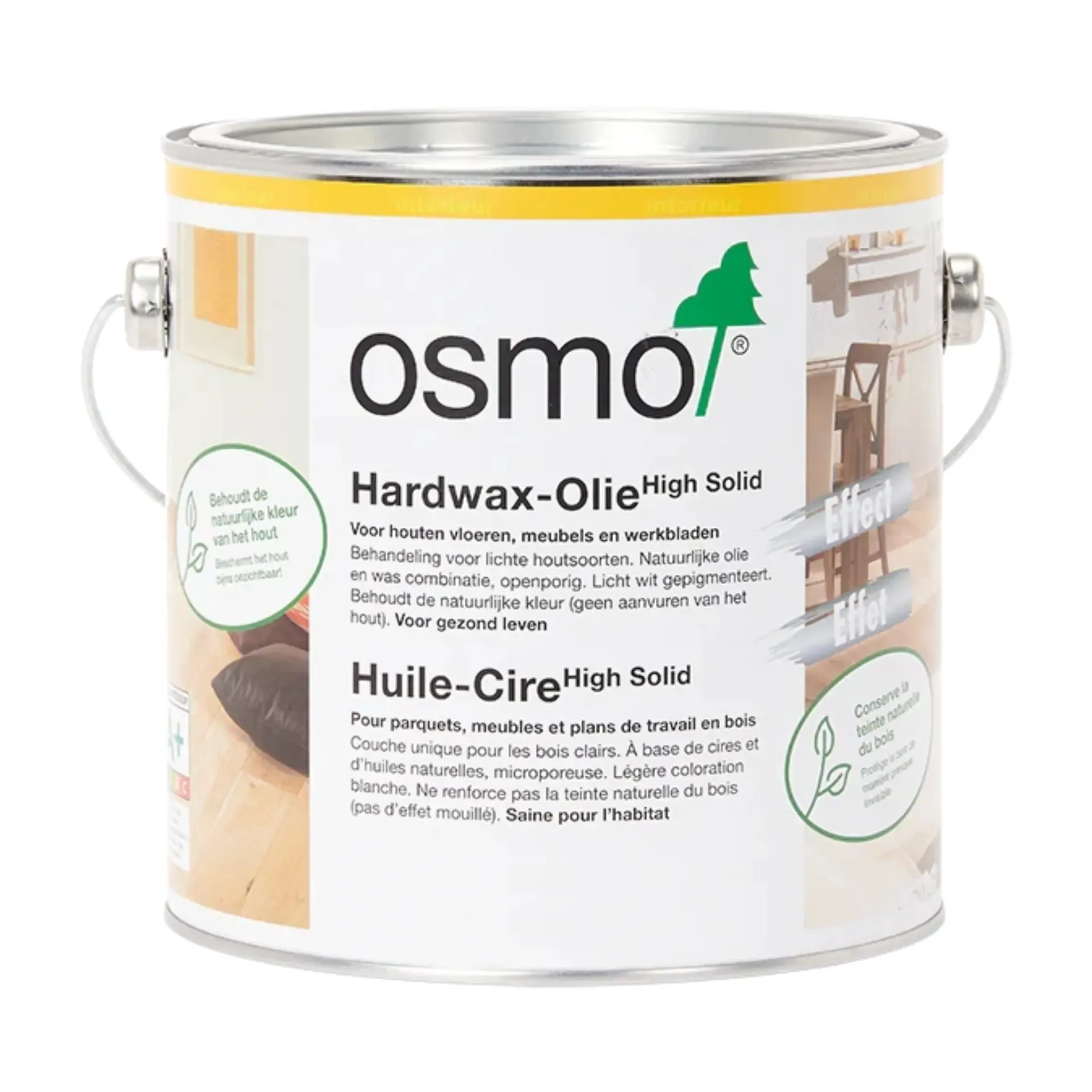 [3041-2] OSMO 3041 original huile cire colorée Natural (2,5 l)