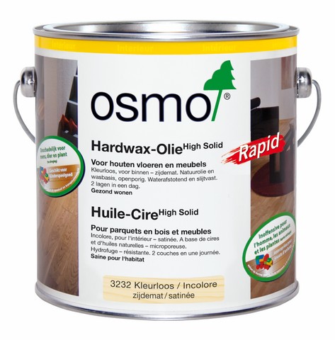 [3232-2] OSMO 3232 huile cire rapid satin mat incolore (2,5 l)