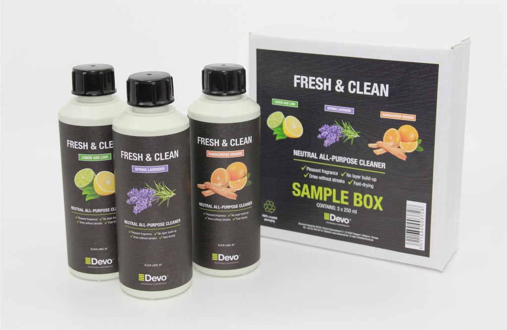 Devo Fresh & Clean experience set de 3 x 250 ml