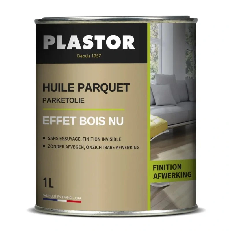 Plastor Huile Parquet Aquanat Effet Bois Nu