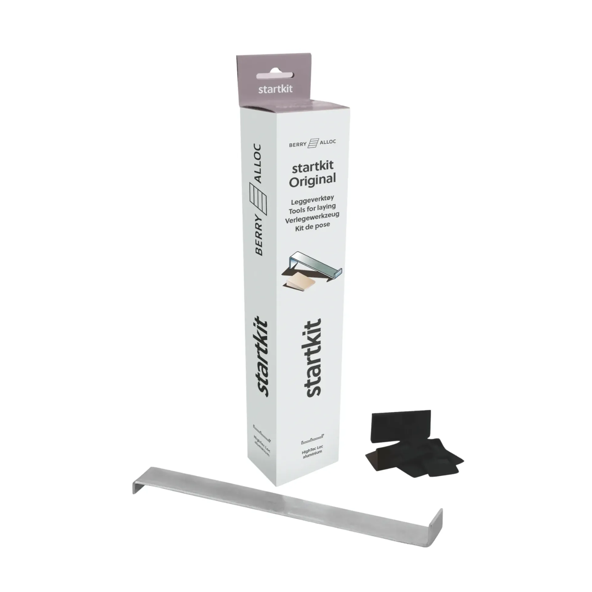 [B-A WD180000] Berry-Alloc Kit de pose - levier en acier + 30 cales pvc
