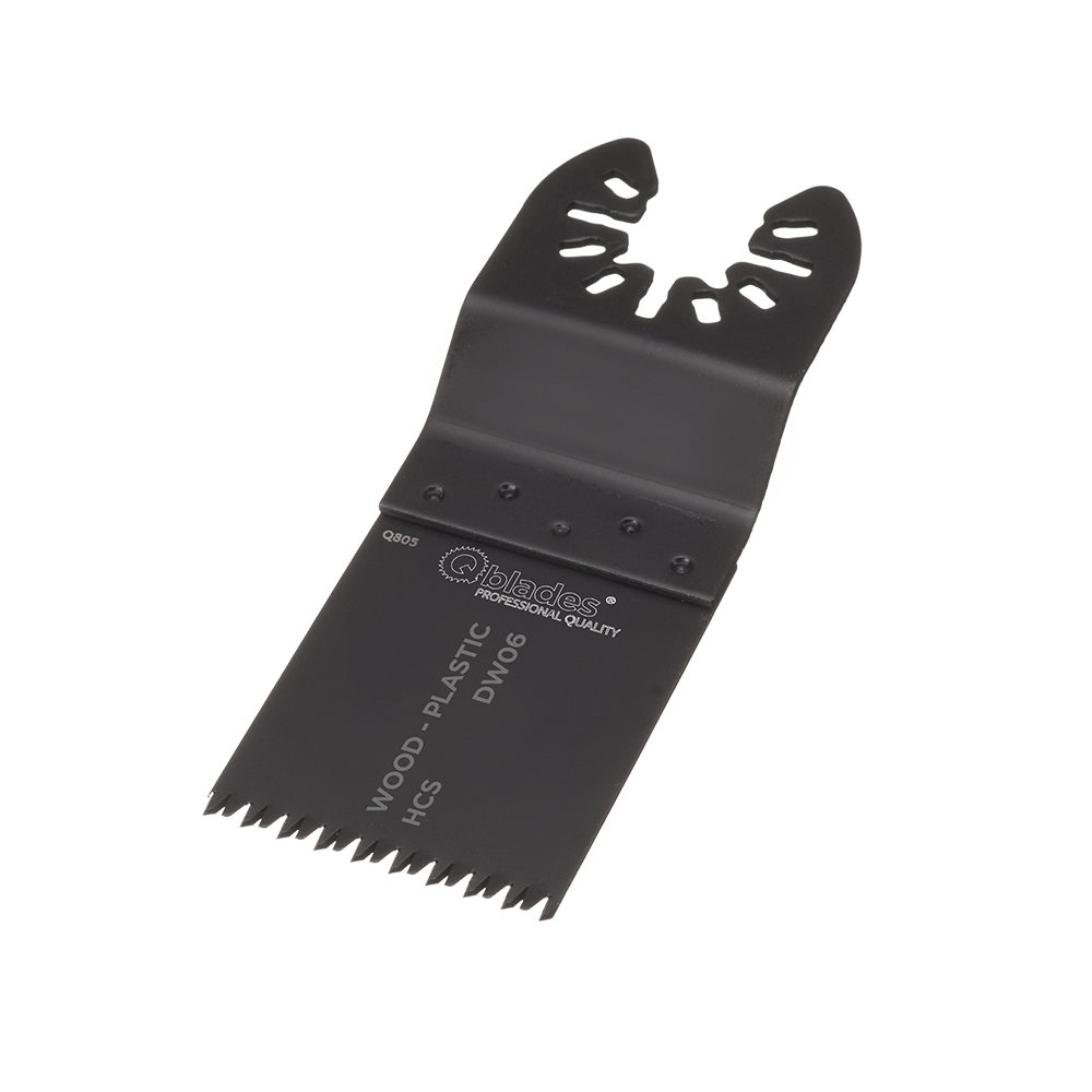 [QBL383414] DW06-Qblades lame de scie précision HCS 14 tpi 34x40 mm bois et plastique - par 10 + 1