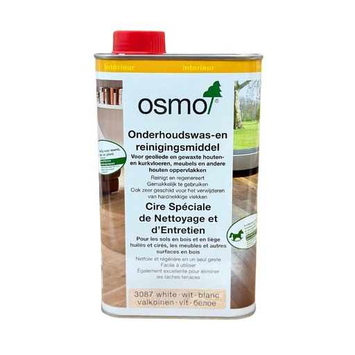 [3087] OSMO 3087 cire spéciale entretien nettoyage blanc 1 l