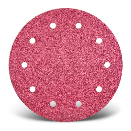 Abrasif ø 178 mm Velcro 10 trous ruby HD par pack